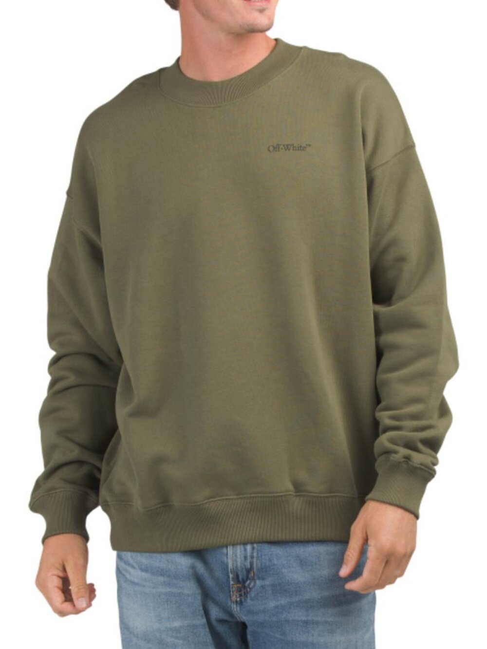 OFF WHITE Made In Portugal Logo Crew Neck Sweatshirt